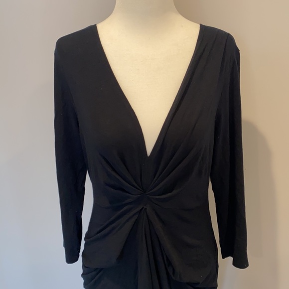 Boden Deep V Jersey Dress - Picture 2 of 5